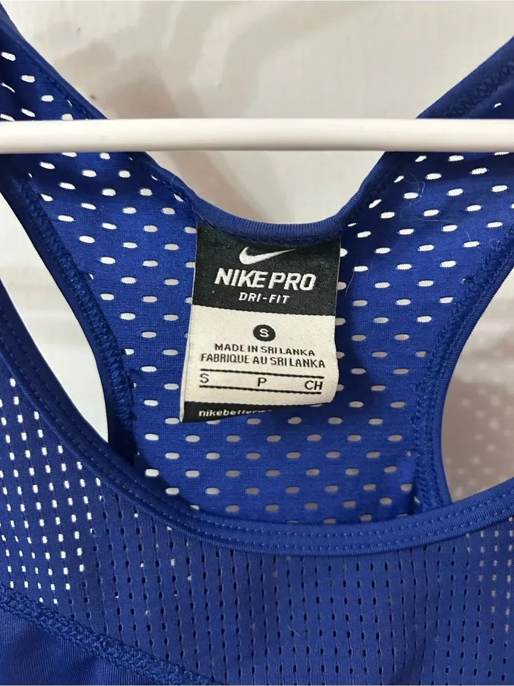 Nike Women’s Royal Blue Mesh Back Athletic Tank